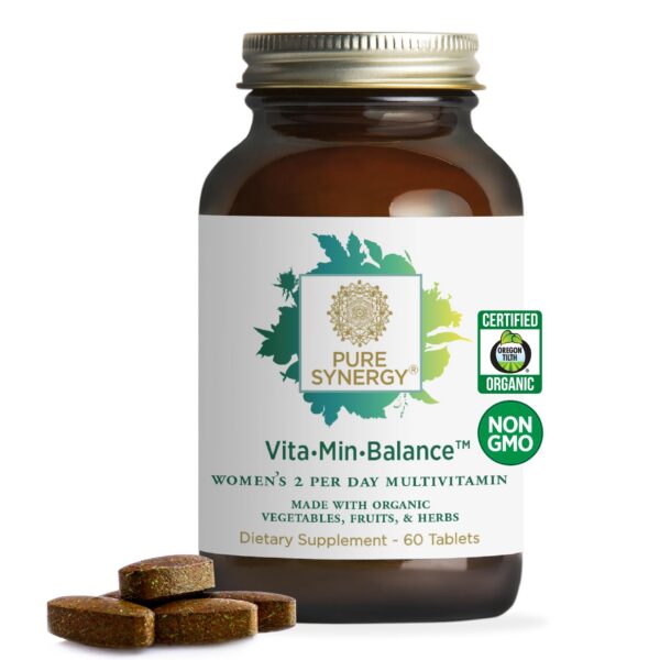 Version 1.0.0 PURE SYNERGY Vita Min Balance multivitaminico mujeres 60 tabletas