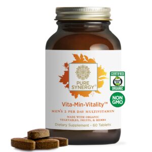 Pure Synergy Vita Min Vitality multivitamínico natural hombres