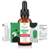 Etiqueta de Pure Wellness Hemp Seed Oil Drops
