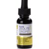 Frasco de Pure Zeolite Drops con etiqueta