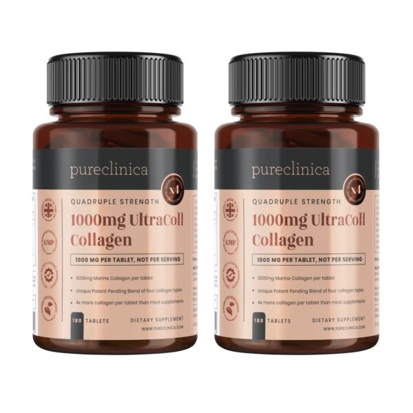 Pureclinica UltraColl colágeno marino 1000 mg - frasco 180 tabletas