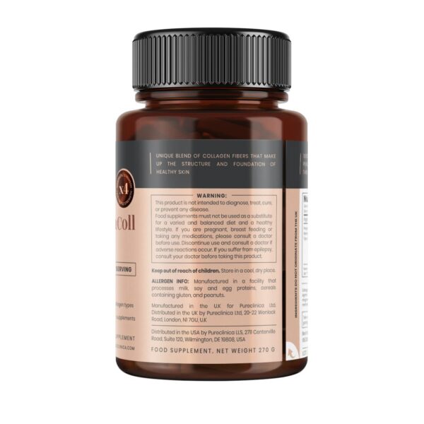 Frasco de UltraColl Marine Collagen 1000 mg