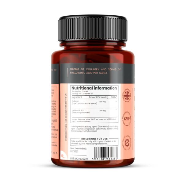 Etiqueta frontal de UltraColl Collagen