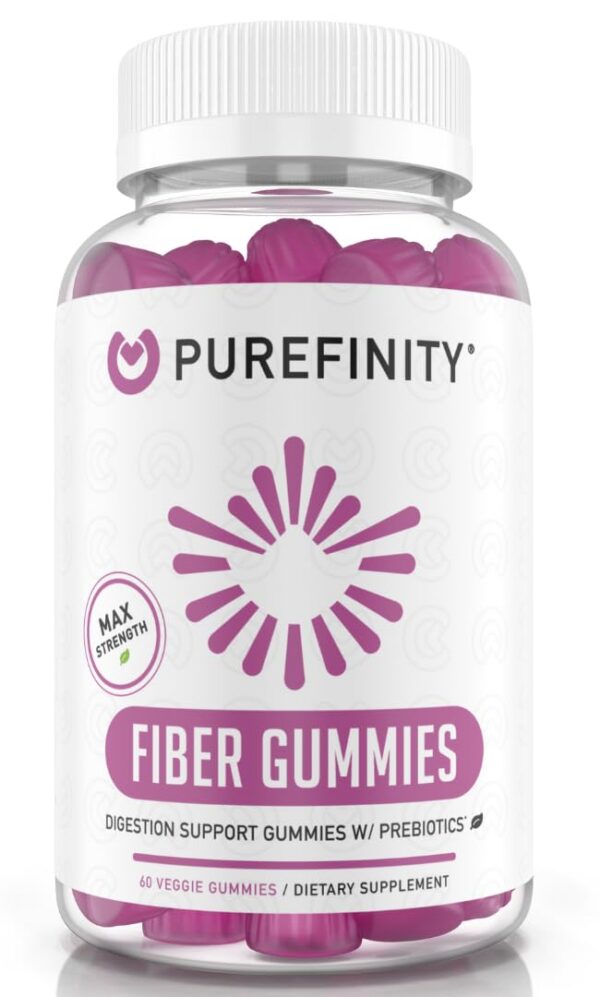 PUREFINITY gomitas fibra prebiótico caja 60 unidades
