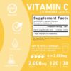 Version 1.0.0 PUREFINITY suplemento vitamínico vitamina c 2000mg