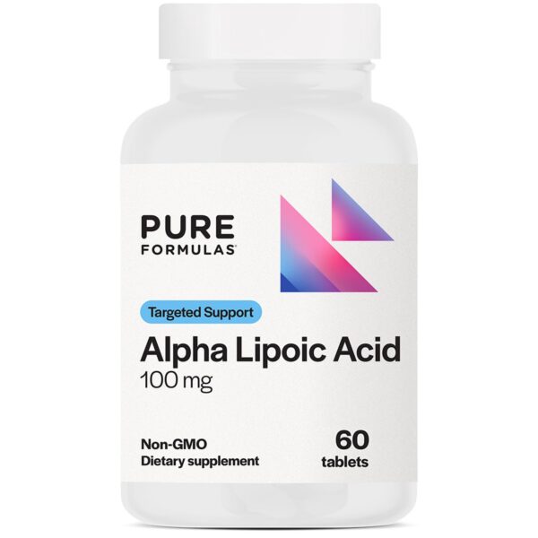 Version 1.0.0 Etiqueta PureFormulas Ácido alfa-lipoico 100 mg