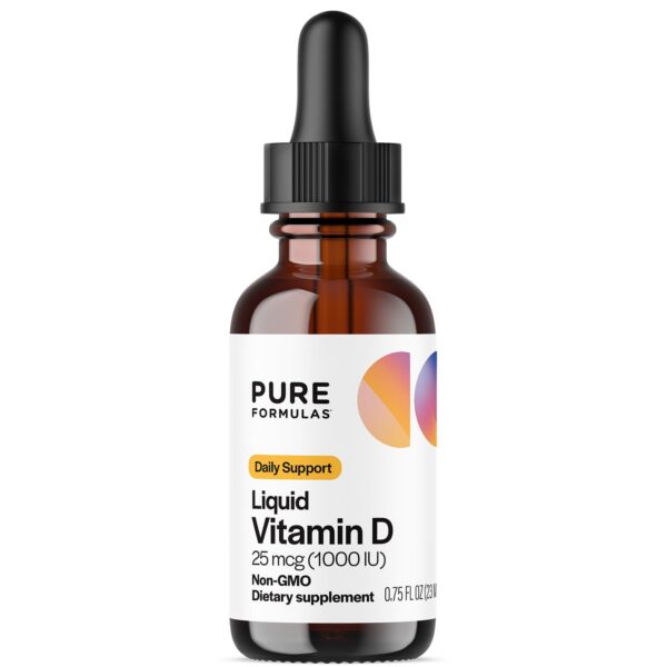 PureFormulas gotas vitamina d3 botella líquido