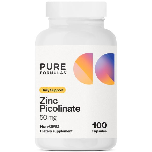 Frontal de envase PureFormulas Zinc Picolinate 50 mg