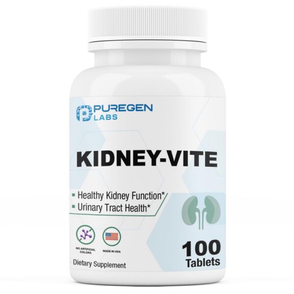 Frasco Kidney-Vite de Puregen Labs