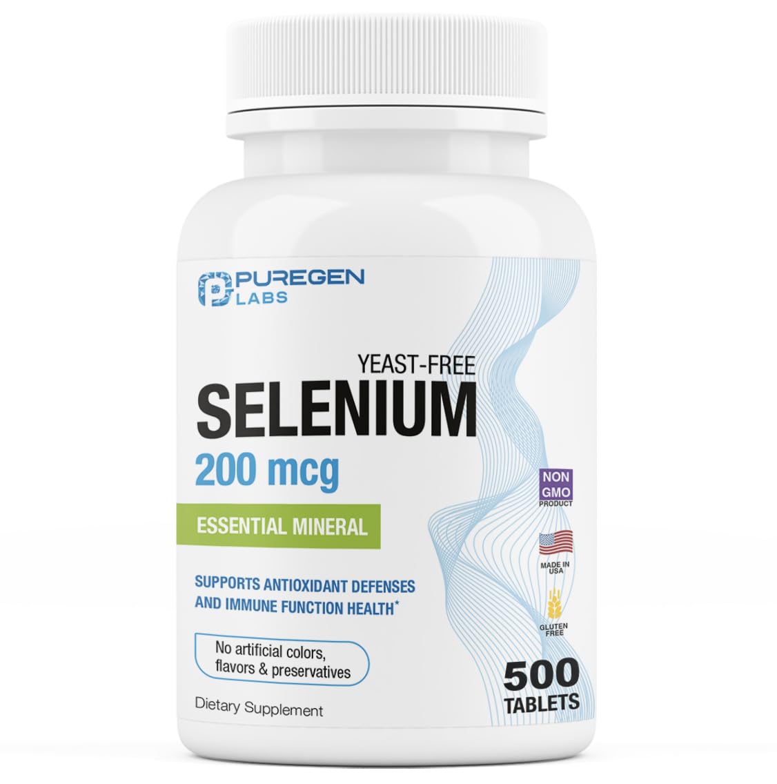 Puregen Labs Selenium, 200 mcg