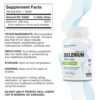 Frasco de Puregen Selenium 200 mcg y etiqueta