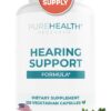 Frasco y etiqueta Hearing Support Formula