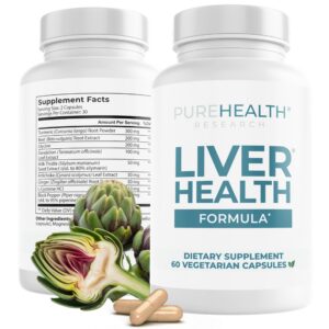 PUREHEALTH RESEARCH Liver Health frasco frontal