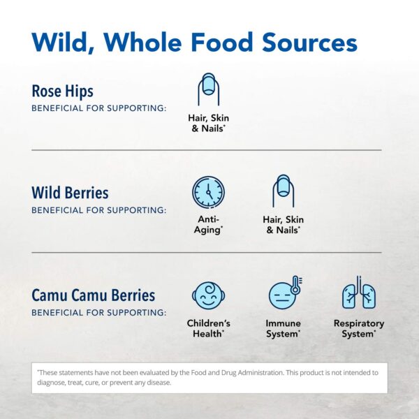 Cápsulas Purely-C vitamina C natural