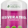 Frente de la botella Purely Holistic Resveratrol