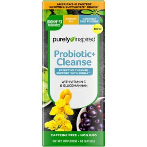 Version 1.0.0 Purely Inspired Detox Cleanse suplemento limpieza con probióticos y açai