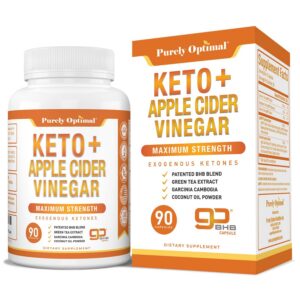 Frente de Purely Optimal Keto BHB & ACV cápsulas