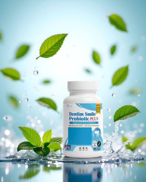 Version 1.0.0 Frasco de 60 cápsulas de Dentim Smile Probiotic Plus