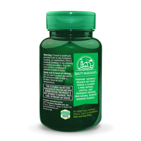 Envase lateral Puremark vitamina D cápsulas vegetarianas