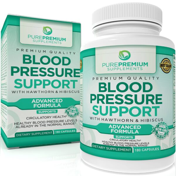 PurePremium suplemento para presion arterial y oxido nitrico 180 capsulas