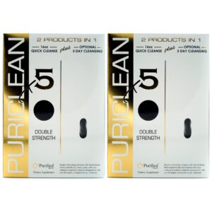 Version 1.0.0 Puriclean X5 limpieza corporal 2 en 1 detox 20 cápsulas y limpiador