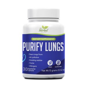 Purify Lungs suplemento natural limpieza y desintoxicación pulmonar