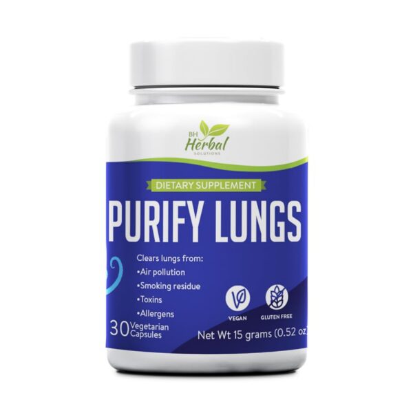 Version 1.0.0 Purify Lungs suplemento natural limpieza y desintoxicación pulmonar