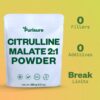Etiqueta lateral Purisure L-Citrulline Powder 250 g