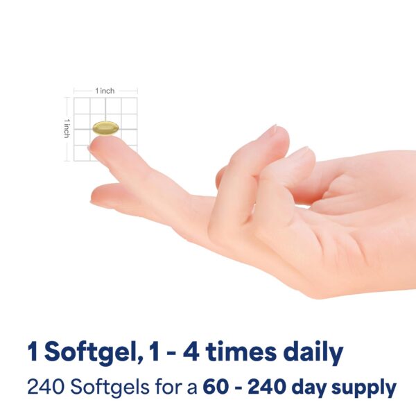 Frasco de CoQ-10 vista lateral