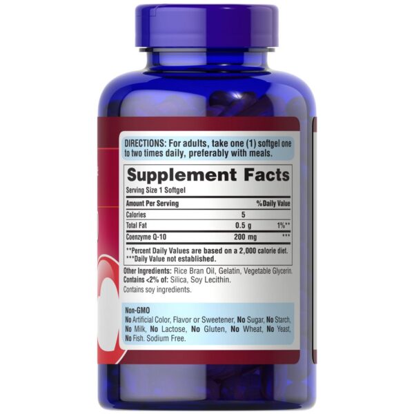 Etiqueta Puritan's Pride CoQ10 Q-SORB