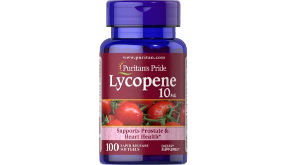 Puritan's Pride licopeno etiqueta