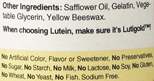 Cápsulas Puritan's Pride luteína