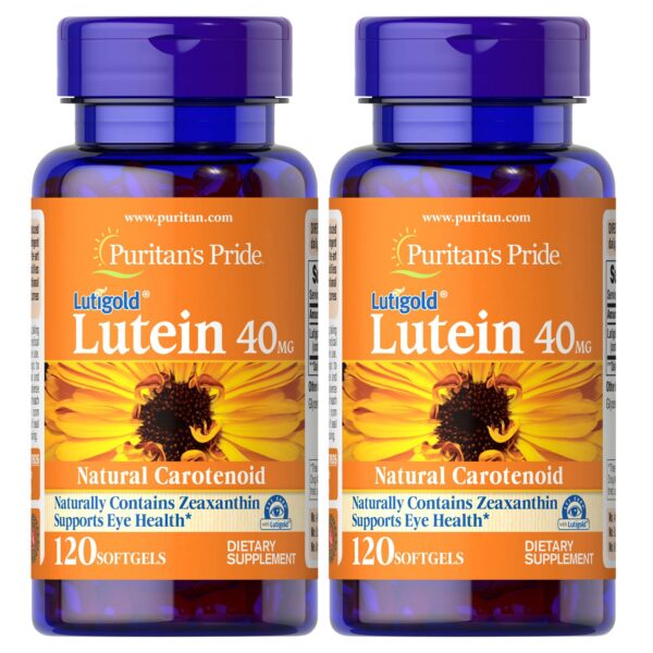 Version 1.0.0 Puritan's Pride suplemento luteína 40mg con zeaxantina 120 tabletas