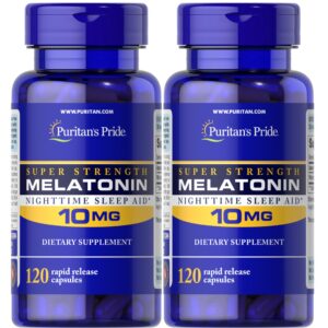 Version 1.0.0 Puritan's Pride melatonina 10 mg cápsulas 240 paquete doble