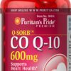 Puritan's Pride Q-Sorb CoQ10 600mg frasco y cápsulas