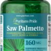 Frasco de Puritan's Pride Saw Palmetto suplemento salud prostática