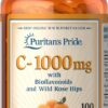 Frasco Puritan's Pride 1000 mg cápsulas