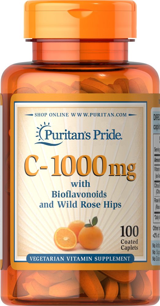 Frasco Puritan's Pride 1000 mg cápsulas