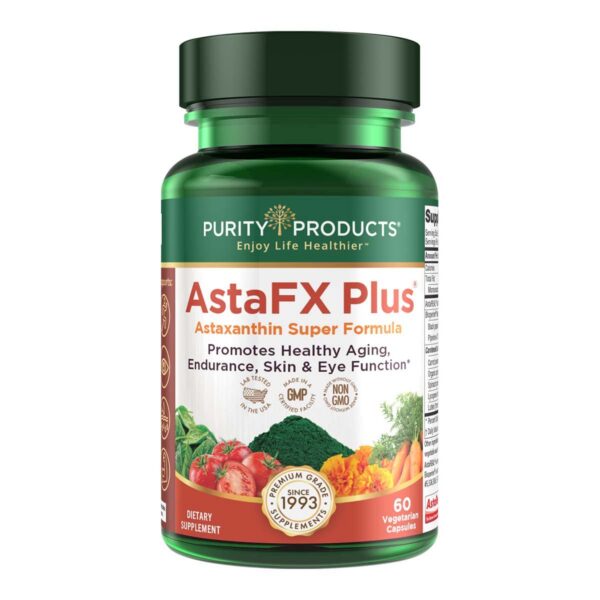 Frasco de Purity Products AstaFX Plus Astaxantina
