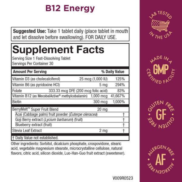 Envase de cápsulas y melts Purity Products