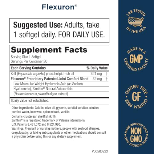 purity-flexuron-etiqueta-frente Etiqueta frontal de Flexuron con ingredientes