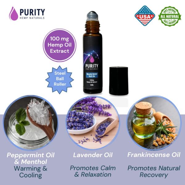 Cerca de ingredientes naturales en roll-on