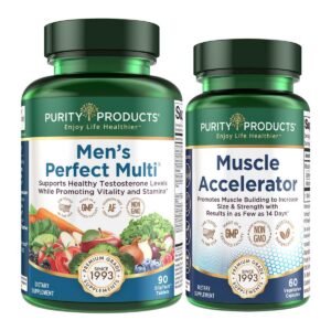 Purity Muscle Accelerator + Men's Multi bundle frontal view