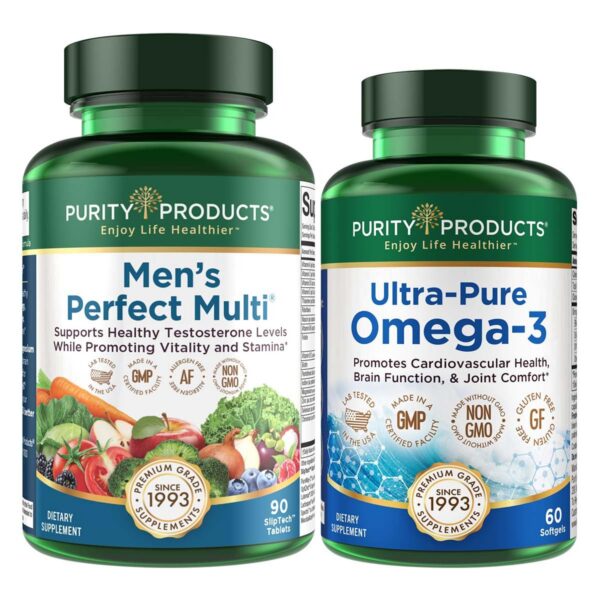 Frente del bundle Purity Products para hombre