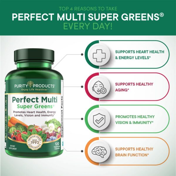 Purity Products Perfect Multi Super Greens suplemento verde