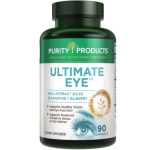 Empaque de Ultimate Eye Support de Purity con cápsulas