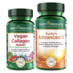 Version 1.0.0 Purity Vegan Collagen Builder etiqueta frontal