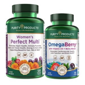 Frasco Purity Women’s Perfect Multi + OmegaBerry Fish Oil
