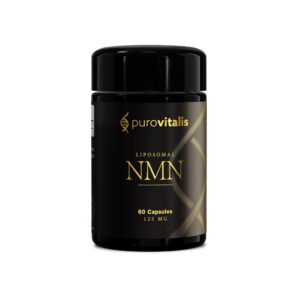 Frente de la etiqueta PUROVITALIS NMN Liposomal 250 mg