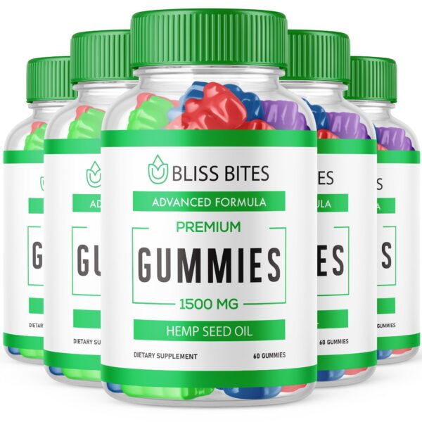 Bliss Bites gomitas de cáñamo frente a la etiqueta Purvia